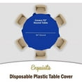 thumbnail image 3 of Exquisite 12 Premium Blue Plastic 84" Round Waterproof Party Tablecloths, 3 of 7