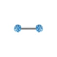 thumbnail image 2 of Paire de Bijoux de Corps Anneau de Mamelon Barres Rondes Boule de Ferido 16G Barre, 2 of 4