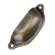thumbnail image 3 of M Buder Tirador de Concha Antiguo Semicircular Estilo Chino Herrajes para Cajones y Gabinetes Bronce Verde 8 Piezas, 3 of 5