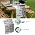 thumbnail image 5 of Eucalyptus Leaves Table Runner - 108 Inch Long, Kitchen Dining Table Runner Dresser Scarves, Black Grey Summer Botanical Weeping Farmhouse Decor for Coffee Tables Wedding Party Banquet, 5 of 8