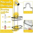 thumbnail image 6 of VANCORE Shower Caddy over Shower Head – Adjustable Hanging Organizer with Hooks for Shampoo, Soap, and Razor Holder, 6 of 7