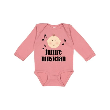 

Inktastic Future Musician Baby Gift Baby Boy or Baby Girl Long Sleeve Bodysuit