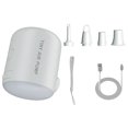thumbnail image 4 of Luz de camping, bomba de aire eléctrica de 4000 Pa, compresor de aire recargable por USB (Blanco), 4 of 9