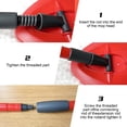 thumbnail image 3 of Adjustable Length Iron Spin Mops Handle For Adults Kids And Hard To Reach Area, 3 of 8