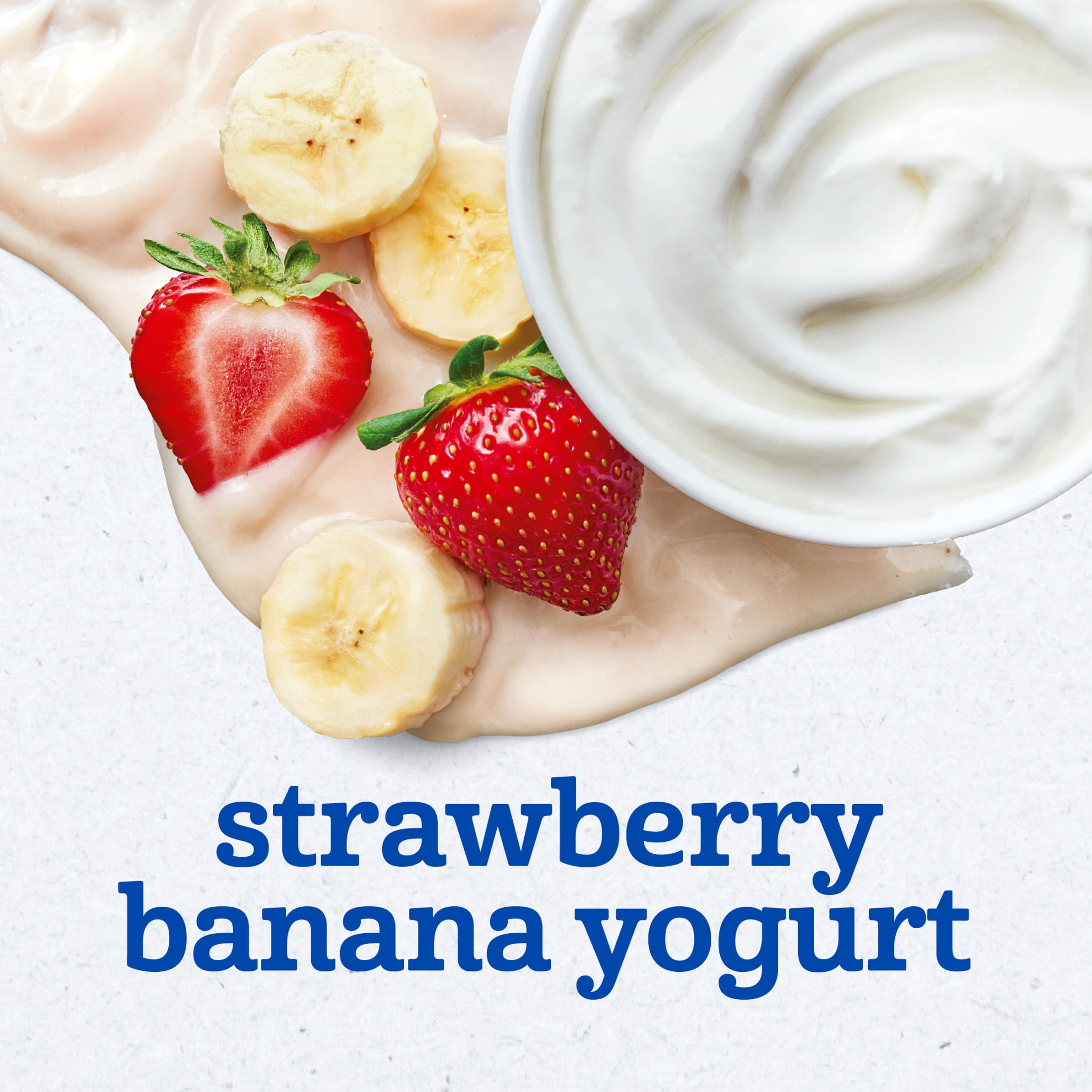 (3 pack) Gerber Yogurt Blends Stage 3 Baby Snacks Banana Strawberry, 4 oz Tubs (Pack of 2)
