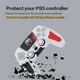 thumbnail image 5 of Funda protectora para mando PlayStation 5, funda antideslizante de silicona compatible con el mando PS5 Dual Sense con tapas para los pulgares, protectores para los joysticks y pegatina protectora, 5 of 8