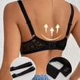thumbnail image 5 of Hrsba Lace Bras for Women Underwire Push Up Racerback Breathable Lightweight Daily Wear Soft Flexible Support Structure, 5 of 7