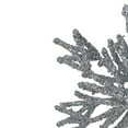 thumbnail image 4 of Northlight Glitter Snowflake Christmas Ornament - 7.5" - Silver, 4 of 5