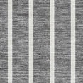 thumbnail image 3 of HomeRoots 678289 5 x 8 ft. Gray, Ivory & Silver Striped Washable Machine Made Rectangle Area Rug with UV Protection, 3 of 9