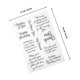 thumbnail image 2 of FENGGUIQU Pegatinas De Papel Para Scrapbooking Con En Inglés En Decorativas Multicolor, 2 of 6