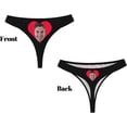 thumbnail image 5 of Custom Thong for Women Personalized Thongs with Face Photo Customized underwear Panties Funny Gifts for Her, 5 of 10