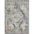 thumbnail image 2 of Well Woven Salerno Bohemian Vintage Medallion Blue Distressed 9'3" x 12'2 Area Rug, 2 of 8