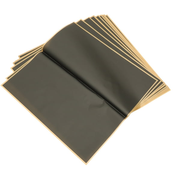 Baluue 20Set Elegant Black Waterproof Flower Packaging Paper Gold Edge for Floral Wrap