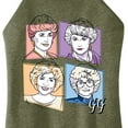 thumbnail image 3 of Golden Girls - Golden Girls Character Grid - Juniors High Neck Tank Top, 3 of 5