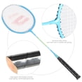 thumbnail image 4 of 1 Pair Badminton Racket, Durable Wear-  Comfortable Compact Firm Badminton Racket, For Family Entertainment Amateur Class, 4 of 8