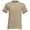 Khaki/Light Graphite, variant on Fruit Of The Loom Mens Ringer Short Sleeve T-Shirt