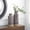 Brown, variant on DecMode 15", 16"H Brown Metal Vase, Set of 2