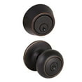 thumbnail image 5 of Design House Cambridge Entry Knob and Single Cylinder Deadbolt Combo, Oil Rubbed Bronze, 5 of 19