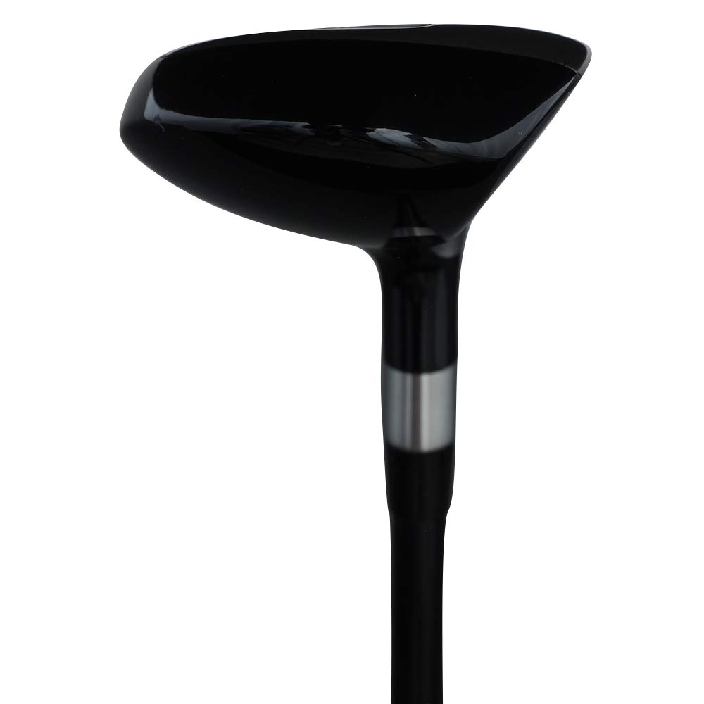 Majek Golf Senior Men's #9 Hybrid Senior Flex Left Handed Utility A Flex Club with Premium Men's Arthritic Grip