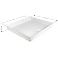 thumbnail image 2 of Icon 15962 Shower Pan Assembly SP100-PW, Center Drain, 2 of 2