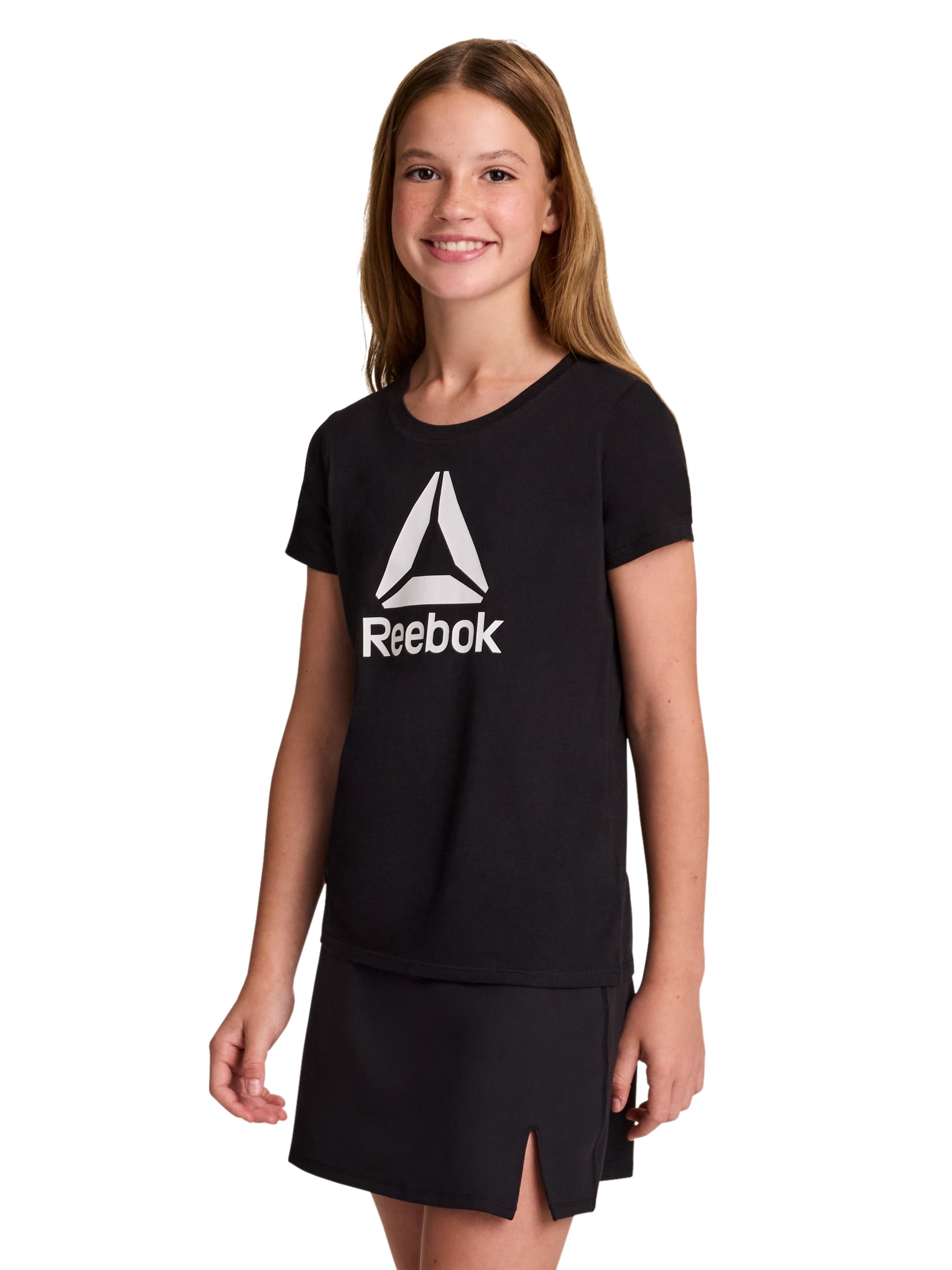 Reebok Girl's Distinction 2-Pack Short Sleeve Performance T-Shirt, Sizes 4-18