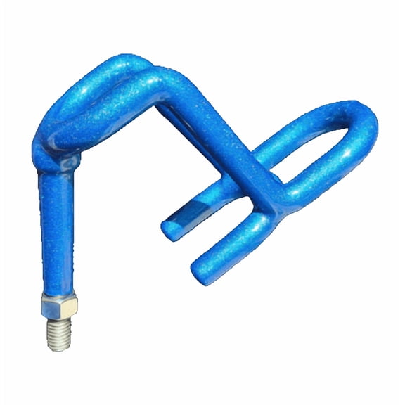 Heavy Duty Fishing Rod Holder - Metallic Blue 6" Stem