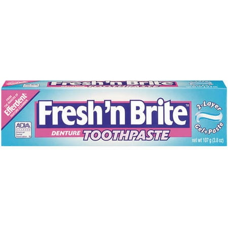 fresh 'n brite denture toothpaste 3.8 ounce