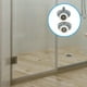 thumbnail image 4 of 4 Uds ruedas para la puerta de la ducha corredores de repuesto ruedas de puerta corredera de vidrio para baño, 4 of 8