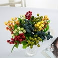 thumbnail image 5 of Miangastore Artificial Lifelike Berries Fake Mini Berries Simulation Decorative Fruit Plants (Red), 5 of 5