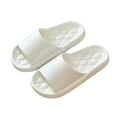 thumbnail image 3 of FRSASU Slippers for Women and Men Ultra Comfort Non-Slip Shower Sandals Indoor and Outdoor Use Quick Drying Pool Party Home Dorm Slides White, 3 of 4