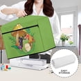 thumbnail image 6 of HELLHERO Mushroom and Frog Pattern Sewing Machine Protector Polyester Material Simple Universal Fit with Handle and Pocket, 6 of 8