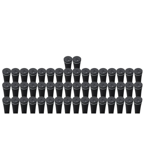 50 Majek Tour Pro Black Midsize Golf Grips