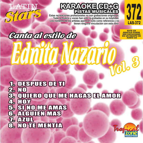 Karaoke Latin Stars 372 Ednita Nazario Vol. 3 