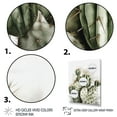 thumbnail image 3 of Designart "Green Desert Flower Cactus" Floral Cactus Wall Decor, 3 of 5