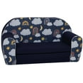 thumbnail image 1 of Delsit Kids Couch for Toddlers - 2 in 1 Convertible Foam Sofa to Lounger, Comfy Flip Out Lounge Chair for Children, Made in Europe, 1 of 9