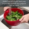 thumbnail image 4 of Mainstays 4 Quart Colander, Red, 4 of 10