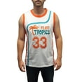 thumbnail image 2 of Jackie Moon #33 Flint Tropics White Basketball Jersey - Mens Large, 2 of 7