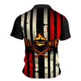 thumbnail image 7 of IAJDKMEK Halloween Men's Polo Short Sleeve Shirt - Button-Down Collar Knit Shirt, Breathable Summer Shirt for Daily Wear, Party, Golf Shirt & Halloween Costume,Beige L, 7 of 7
