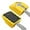 yellow, variant on ABCISI for Wahoo Speedplay Compatible Pedal Adapters, Flat Platform Conversion Kit, Anti-Slip Surface, Road Cycling Self Locking to Ultra Light Anti Slip Pedal Cover, Black