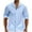 A Sky Blue, variant on Half Sleeve Button Down Shirt for Men Cotton Collared Mens Shirt Solid Color Casual Tee with Pocket Men Collar Shirt Button