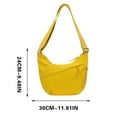 thumbnail image 3 of Hvmvliv Fall Crossbody Bags for Women (10x12in) Large Capacity Singles Shoulder Bag Women Fall Casual Versatile Sling Bag with Adjustable Strap for Women Yellow, 3 of 5