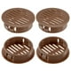 thumbnail image 1 of Uxcell Paquete de 4 Respiraderos de Soffit Redondos, 35mm/1.4 Pulgadas Cubierta de Respiraderos de Aire Plásticos Circulares para Baño Hogar/ Oficina/Cocina/Armario/Guardarropa [Marrón], 1 of 6