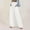 White, variant on SNKSDGM Women's Plus Cargo Pants Women Jeans Blue Pants for Women Jeans Womens Casual Solid Color Loose Pockets Elastic Belt Waist Pants Long Trousers