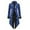Blue, variant on Medieval Steampunk Tailcoat Halloween Dress Up Costumes for Men, Renaissance Gothic Jackets Vintage Warlock Frock Coat