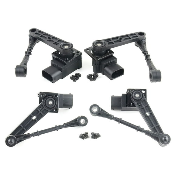 GUYUTING Height Lever Sensor 4 Pcs Set Air Suspension System Black for Land Rover Discovery 3 LR3 Range Rover Sport 2006-2009 Durable