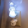 thumbnail image 2 of 6.5" Icy Crystal LED Lighted Praying Angel Christmas Night Light, 2 of 2