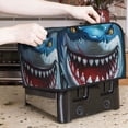 thumbnail image 6 of KLL Cartoon Cute Shark Print 4 Slice Toaster Dust Covers Kitchen Small Appliance Cover with 2 Pockets,Can hold Jam Spreader Knife & Toaster Tongs (12.4 x 10.6 x 8.2), 6 of 6