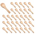 thumbnail image 1 of 90 cucharas de madera pequeñas, minicucharas de madera natural, minicucharas para degustación, condimentos, sal (color madera natural), 1 of 6