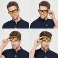 thumbnail image 2 of Gafas de conducción nocturna antirreflejo, visión nocturna HD, polarizadas, para hombres y mujeres., 2 of 5