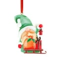 thumbnail image 2 of Christmas Resin Pendant Ornaments, Holiday Gnome Figurine With Hanging String, Small Resin Decoration For Christmas Tree, Home Party And Holiday Gifts, 2 of 3